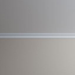 Ekena Millwork - MLD02X02X03RE - Endurathane Reese Crown Moulding, 2 3/8"H x 2 3/8"P x 3 3/8"F x 96"L, Factory Primed