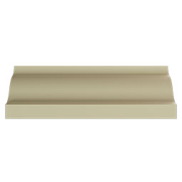 Ekena Millwork - MLD04X04X07AU - Endurathane Austin Crown Moulding, 4"H x 4"P x 6 5/8"F x 96"L, Factory Primed
