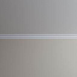 Ekena Millwork - MLD02X02X03NI - Endurathane Nico Crown Moulding, 2"H x 2"P x 2 3/4"F x 96"L, Factory Primed