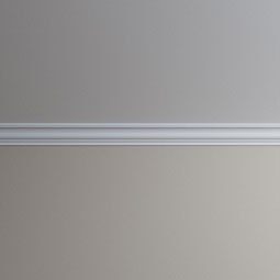 Ekena Millwork - SAMPLE-MLD03X03X04AD - SAMPLE - Endurathane Adeline Crown Moulding, 2 3/4"H x 2 3/4"P x 3 7/8"F x 12"L, Factory Primed