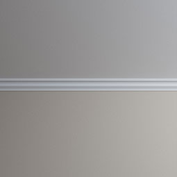 Ekena Millwork - MLD02X02X03MA - Endurathane Margot Crown Moulding, 2 3/8"H x 2 3/8"P x 3 3/8"F x 96"L, Factory Primed