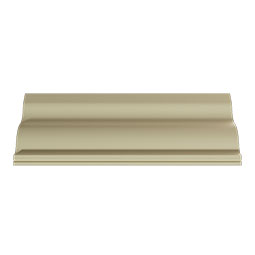 Ekena Millwork - MLD03X03X05GI - Endurathane Giovanni Crown Moulding, 3 1/8"H x 3 1/8"P x 4 1/2"F x 96"L, Factory Primed