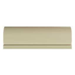 Ekena Millwork - MLD06X08X10DA - Endurathane Danielle Crown Moulding, 6"H x 7 7/8"P x 9 7/8"F x 96"L, Factory Primed