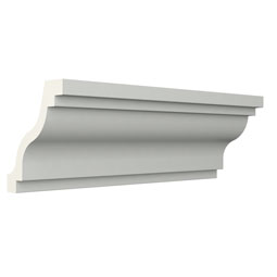 Ekena Millwork - MLD02X02X03CE - Endurathane Cecilia Crown Moulding, 2 3/8"H x 2"P x 3"F x 96"L, Factory Primed
