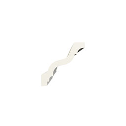 Ekena Millwork - MLD03X03X04SW - Endurathane Sawyer Crown Moulding, 2 3/4"H x 2 3/4"P x 3 7/8"F x 96"L, Factory Primed