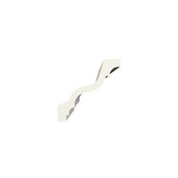 Ekena Millwork - MLD04X04X06HL - Endurathane Harlington Crown Moulding, 4"H x 4"P x 5 1/2"F x 96"L, Factory Primed