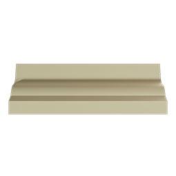 Ekena Millwork - MLD05X05X07HL - Endurathane Harlington Crown Moulding, 4 3/4"H x 4 3/4"P x 6 5/8"F x 96"L, Factory Primed