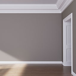 Ekena Millwork - MLD15X16X22JE - Endurathane Jenna Crown Moulding, 14 1/2"H x 16 3/8"P x 21 7/8"F x 96"L, Factory Primed