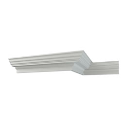 Ekena Millwork - MLD15X16X22JE - Endurathane Jenna Crown Moulding, 14 1/2"H x 16 3/8"P x 21 7/8"F x 96"L, Factory Primed