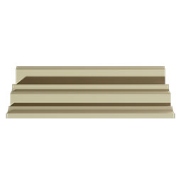 Ekena Millwork - MLD20X21X29KI - Endurathane Kingsley Crown Moulding, 19 5/8"H x 20 7/8"P x 28 5/8"F x 96"L, Factory Primed