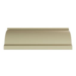 Ekena Millwork - MLD05X05X07GH - Endurathane Graham Crown Moulding, 4 3/4"H x 4 3/4"P x 6 5/8"F x 94 1/2"L, Factory Primed