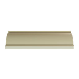 Ekena Millwork - MLD06X06X08GH - Endurathane Graham Crown Moulding, 6"H x 6"P x 8 3/8"F x 94 1/2"L, Factory Primed