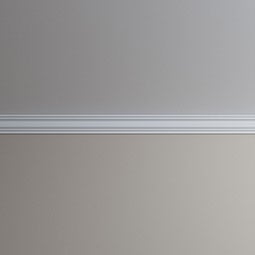 Ekena Millwork - SAMPLE-MLD02X03X04AL - SAMPLE - Endurathane Alia Crown Moulding, 2"H x 3 1/8"P x 3 3/4"F x 12"L, Factory Primed