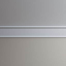 Ekena Millwork - MLD06X06X08DA - Endurathane Darcy Crown Moulding, 6"H x 6"P x 8 3/8"F x 94 1/2"L, Factory Primed