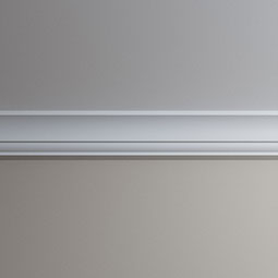 Ekena Millwork - MLD06X06X08EL - Endurathane Eleanor Crown Moulding, 5 7/8"H x 5 3/4"P x 8 1/8"F x 94 1/2"L, Factory Primed