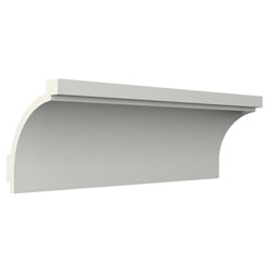 Ekena Millwork - MLD06X05X07NO - Endurathane Noah Crown Moulding, 6"H x 4 5/8"P x 7 3/8"F x 94 1/2"L, Factory Primed
