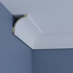 Ekena Millwork - MLD06X05X07NO - Endurathane Noah Crown Moulding, 6"H x 4 5/8"P x 7 3/8"F x 94 1/2"L, Factory Primed