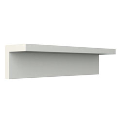 Ekena Millwork - MLD01X01X01SA - Endurathane Savannah Crown Moulding, 1"H x 1"P x 1 3/8"F x 94 1/2"L, Factory Primed