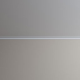 Ekena Millwork - MLD01X01X01SA - Endurathane Savannah Crown Moulding, 1"H x 1"P x 1 3/8"F x 94 1/2"L, Factory Primed