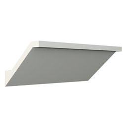 Ekena Millwork - MLD03X04X05CL - Endurathane Cleo Crown Moulding, 3 1/8"H x 4"P x 5"F x 94 1/2"L, Factory Primed