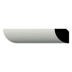 Ekena Millwork - SAMPLE-MLD01X01X01EV - SAMPLE - Endurathane Everly Crown Moulding, 3/8"H x 3/8"P x 5/8"F x 12"L, Factory Primed