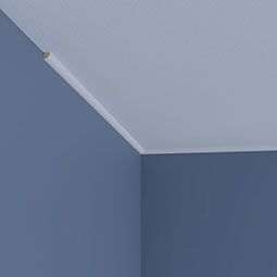 Ekena Millwork - SAMPLE-MLD01X01X01EV - SAMPLE - Endurathane Everly Crown Moulding, 3/8"H x 3/8"P x 5/8"F x 12"L, Factory Primed