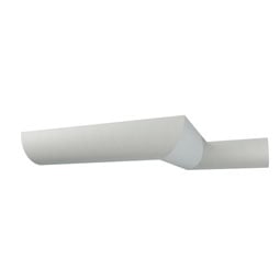 Ekena Millwork - SAMPLE-MLD01X01X01EV - SAMPLE - Endurathane Everly Crown Moulding, 3/8"H x 3/8"P x 5/8"F x 12"L, Factory Primed