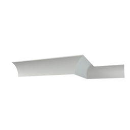 Ekena Millwork - MLD19X15X24FO - Endurathane Fox Crown Moulding, 18 1/2"H x 14 5/8"P x 23 1/2"F x 47"L, Factory Primed