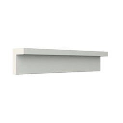 Ekena Millwork - MLD02X01X02SA - Endurathane Sasha Crown Moulding, 1 5/8"H x 1 1/8"P x 2"F x 94 1/2"L, Factory Primed