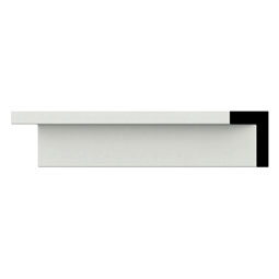 Ekena Millwork - MLD02X01X02SA - Endurathane Sasha Crown Moulding, 1 5/8"H x 1 1/8"P x 2"F x 94 1/2"L, Factory Primed