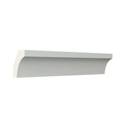 Ekena Millwork - MLD01X02X02RY - Endurathane Ryan Crown Moulding, 1 1/8"H x 1 5/8"P x 2"F x 94 1/2"L, Factory Primed