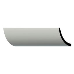 Ekena Millwork - MLD06X07X09CY - Endurathane Cynthia Crown Moulding, 6"H x 7"P x 9 1/4"F x 94 1/2"L, Factory Primed
