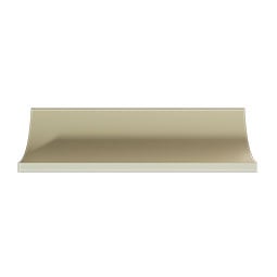 Ekena Millwork - MLD06X07X09CY - Endurathane Cynthia Crown Moulding, 6"H x 7"P x 9 1/4"F x 94 1/2"L, Factory Primed