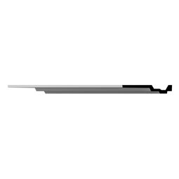 Ekena Millwork - MLD01X07X96KI - Endurathane Kirizma Crown Moulding, 1 1/8"H x 6 1/2"P x 96"L, Factory Primed
