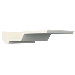 Ekena Millwork - SAMPLE-MLD02X09X96AN - SAMPLE - Endurathane Anita Crown Moulding, 1 5/8"H x 8 1/2"P x 12"L, Factory Primed