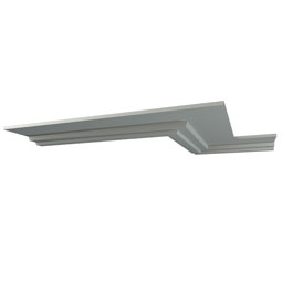 Ekena Millwork - SAMPLE-MLD02X09X96AN - SAMPLE - Endurathane Anita Crown Moulding, 1 5/8"H x 8 1/2"P x 12"L, Factory Primed
