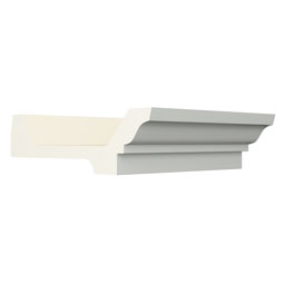 Ekena Millwork - MLD02X06X96AL - Endurathane Alora Crown Moulding, 1 3/4"H x 6 1/8"P x 96"L, Factory Primed