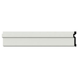 Ekena Millwork - MLD01X04X96BA - Endurathane Bailey Crown Moulding, 4"H x 3/4"P x 96"L, Factory Primed