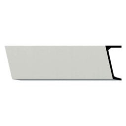Ekena Millwork - MLD03X07X96LE - EnduraGlow Levi Crown Moulding, Backlit LED Compatible, 3 1/4"H x 7"P x 96"L, Primed Urethane