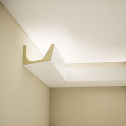 Ekena Millwork - MLD03X04X96AN - Enduraglow Anton Crown Moulding, 2 3/4"H x 4 3/8"P x 96"L, Factory Primed