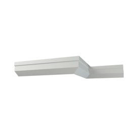 Ekena Millwork - MLD03X06X96AR - EnduraGlow Armando Crown Moulding, Backlit LED Compatible, 3 1/8"H x 6"P x 96"L, Primed Urethane