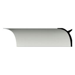 Ekena Millwork - MLD06X04X96CH - EnduraGlow Christian Crown Moulding, Backlit LED Compatible, 5 1/2"H x 4 3/8"P x 96"L, Primed Urethane