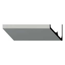 Ekena Millwork - MLD03X08X95BL - EnduraGlow Blair Crown Moulding, Backlit LED Compatible, 3 1/8"H x 7 7/8"P x 94 1/2"L, Primed Urethane