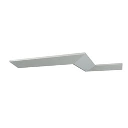 Ekena Millwork - MLD03X08X95BL - EnduraGlow Blair Crown Moulding, Backlit LED Compatible, 3 1/8"H x 7 7/8"P x 94 1/2"L, Primed Urethane