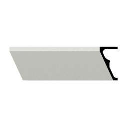 Ekena Millwork - MLD03X06X95AR - EnduraGlow Armain Crown Moulding, Backlit LED Compatible, 3 1/8"H x 6"P x 94 1/2"L, Primed Urethane