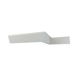 Ekena Millwork - MLD03X06X95AR - EnduraGlow Armain Crown Moulding, Backlit LED Compatible, 3 1/8"H x 6"P x 94 1/2"L, Primed Urethane