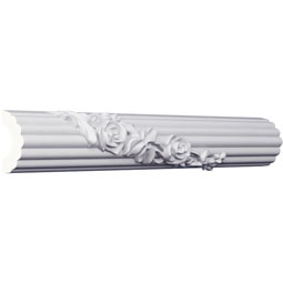 Ekena Millwork - PML02X01LC - Endurathane Lacey Panel Moulding, 1 3/4"H x 3/4"P x 96"L, Factory Primed