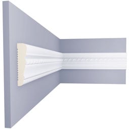 Ekena Millwork - PML03X01CA - Endurathane Cassie Panel Moulding, 3 1/4"H x 3/4"P x 96"L, Factory Primed