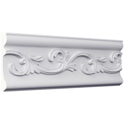 Ekena Millwork - PML04X01GA - Endurathane Gael Panel Moulding, 3 3/4"H x 5/8"P x 96"L, Factory Primed