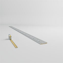 Ekena Millwork - PML04X01GA - Endurathane Gael Panel Moulding, 3 3/4"H x 5/8"P x 96"L, Factory Primed